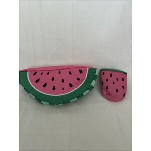 ULTA Watermelon Fanny Pack Belt Bag w/Drink Holder‎ Can Koozie Pink NWT